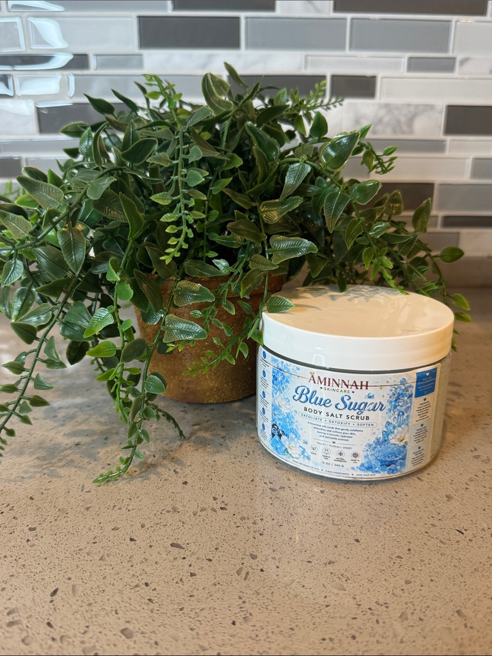 LIMITED EDITION BLUE SUGAR BODY SALT SCRUB